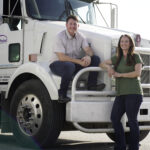 On Point Trucking website homepage designed by Cross Eyed Digital Marketing